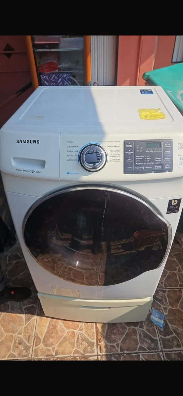 Lavadora Samsung VRT Plus 20kg reparada a domicilio
